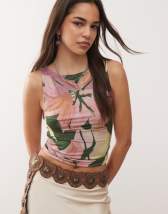 Deus Ex Machina kindness mesh tank top in multi | ASOS