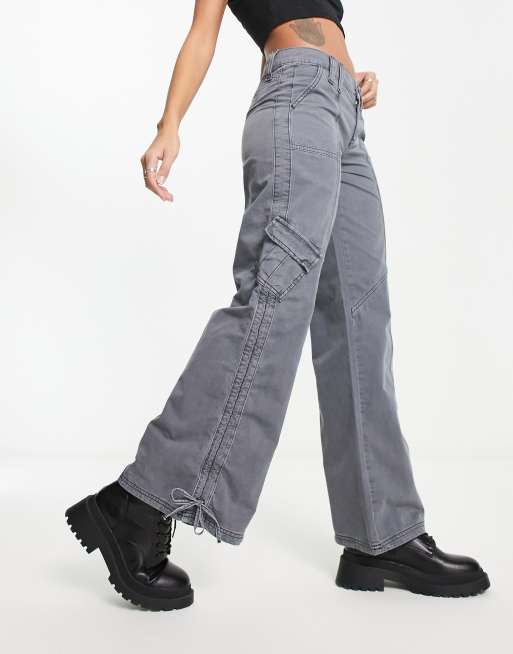 Buy Flare Belted Y2K Cargo Pant for CAD 94.00