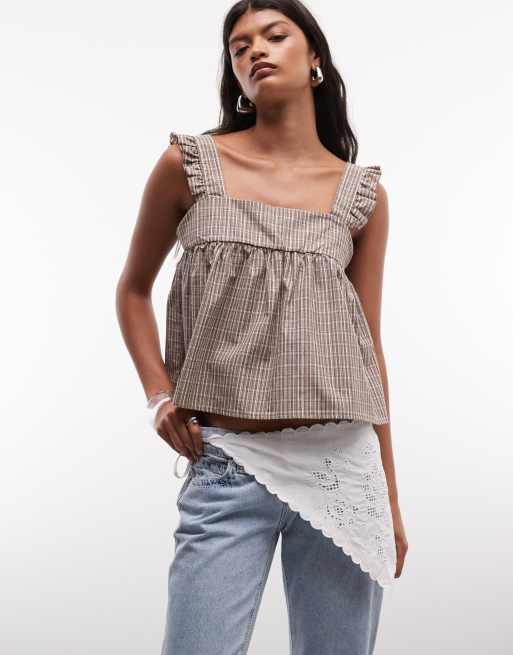 Reclaimed Vintage soft head and waist scarf with cutwork detail in white, 3 of 3