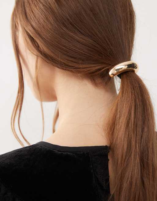 Reclaimed Vintage – Spangen-Haarband in Goldoptik