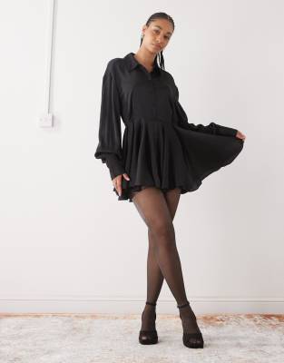 Reclaimed Vintage Sparkly Tights In Black