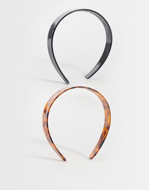 Reclaimed Vintage – Spräckliga diadem i 90-talsstil 2-pack - view 1