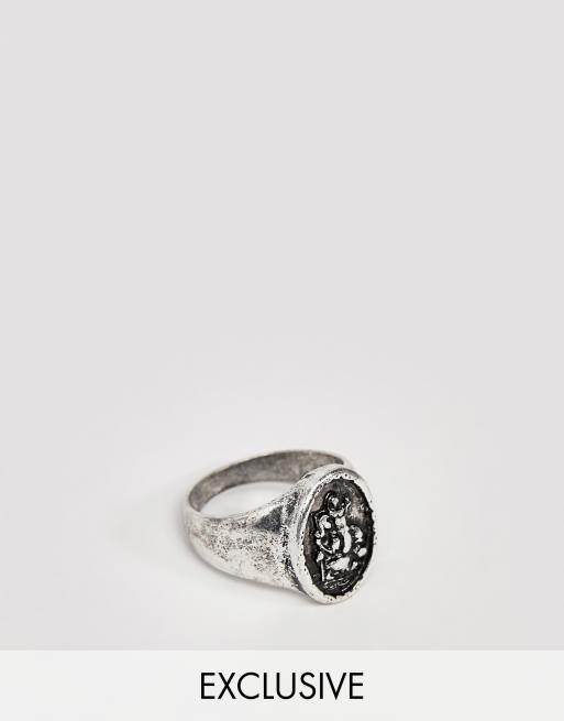 St christopher ring silver shop
