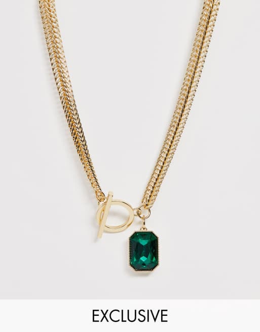 Asos statement shop necklace