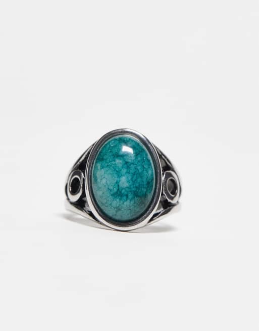 Turquoise pinky ring shop mens