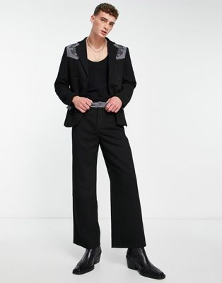Reclaimed Vintage straight western pants (part of a set) - ASOS Price Checker