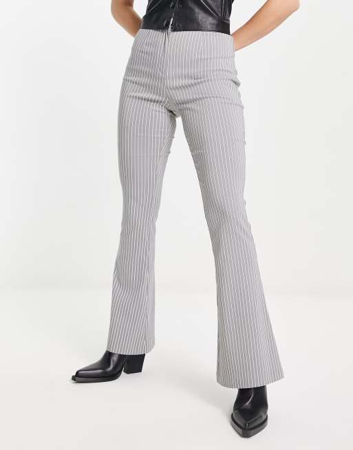 Forever 21 striped flare pants clearance