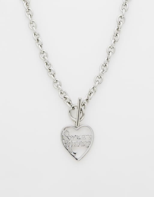 Vintage t store bar necklace