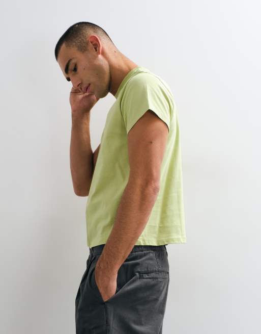 Reclaimed Vintage t-shirt court ample slim vert, 3 de 5