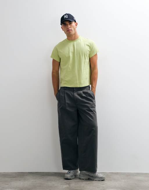 Reclaimed Vintage t-shirt court ample slim vert, 4 de 5