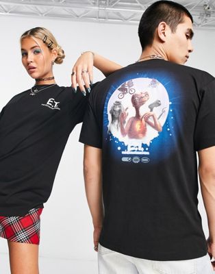 Reclaimed Vintage unisex licensed ET t-shirt in black - ASOS Price Checker