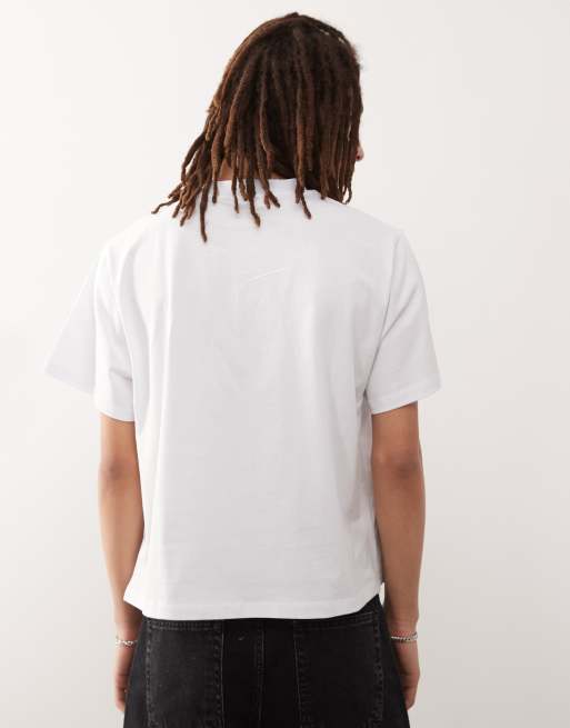 Reclaimed Vintage - T-shirt unisexe oversize à imprimé rodéo style western - Blanc, 4 de 4
