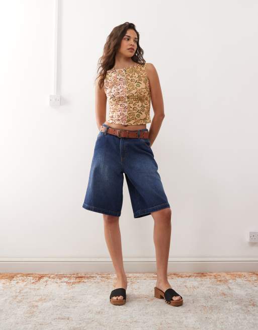 Reclaimed Vintage – Tanktop mit U-Boot-Ausschnitt und Paisley-Mustermix, 2 von 4