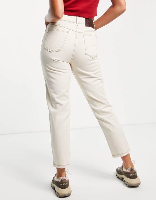 Reclaimed Vintage The '91 mom jean in ecru wash, 4 of 4