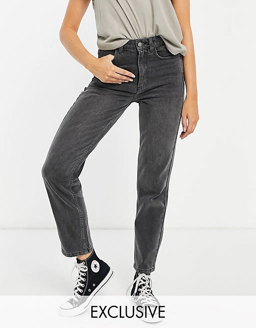Reclaimed Vintage The '91 mom jeans in washed black