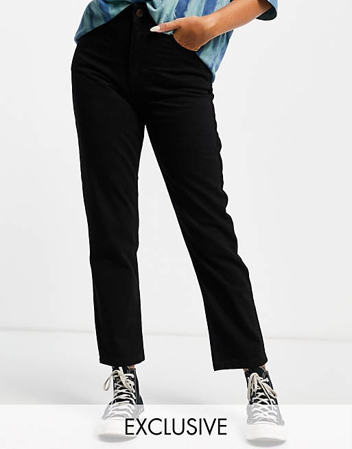 Reclaimed Vintage The '91 – Svarta mom jeans