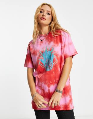 Hand tie-dye pink