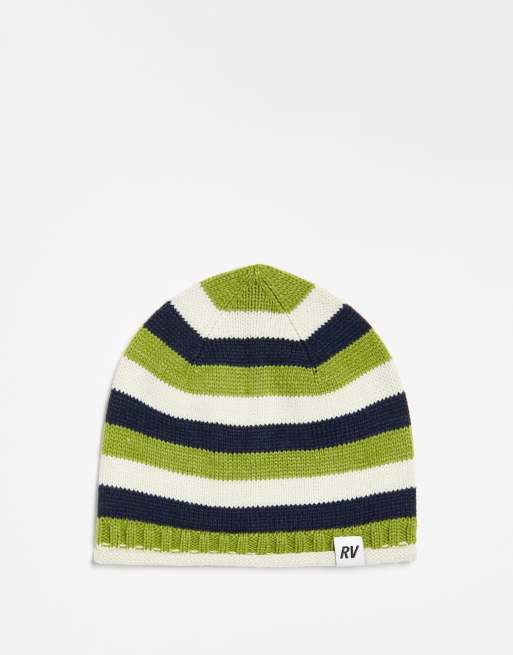 Reclaimed Vintage - Uniseks gestreepte schedelbeanie