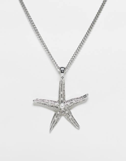 Reclaimed Vintage - Uniseks ketting met zeester