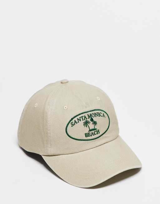 Reclaimed Vintage - Uniseks pet met logo in groen met wassing