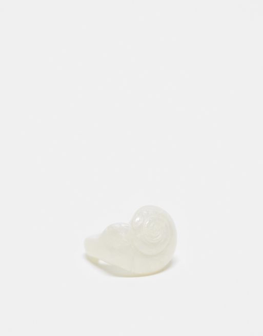 Reclaimed Vintage - Uniseks ring in vorm van schelp