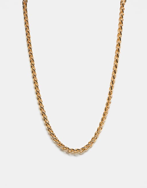 Reclaimed Vintage - Uniseks schakelketting in goud