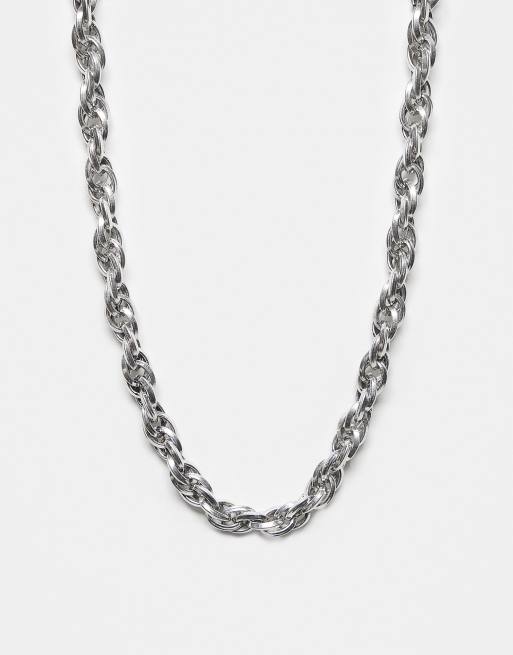 Reclaimed Vintage - Uniseks zonnebrilketting in zilver