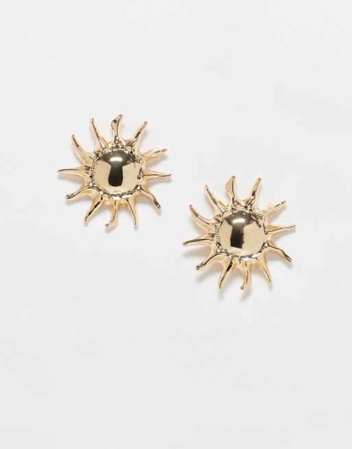 Reclaimed Vintage - Uniseks zonoorbellen in goud