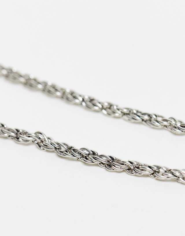Reclaimed Vintage unisex 2 row cord necklace with cosmic pendant 1