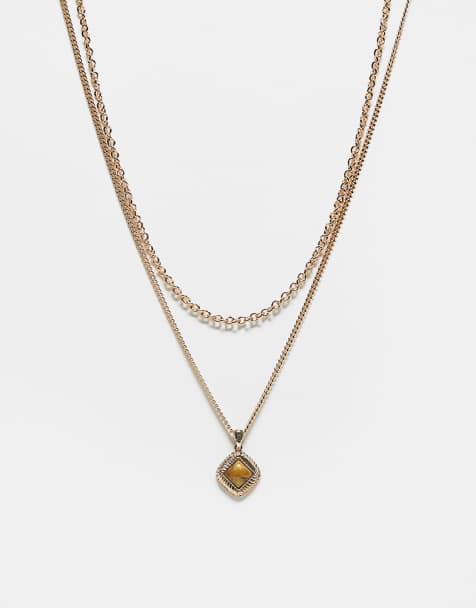 Men s Chains Gold Silver Pendant Chains for Men ASOS