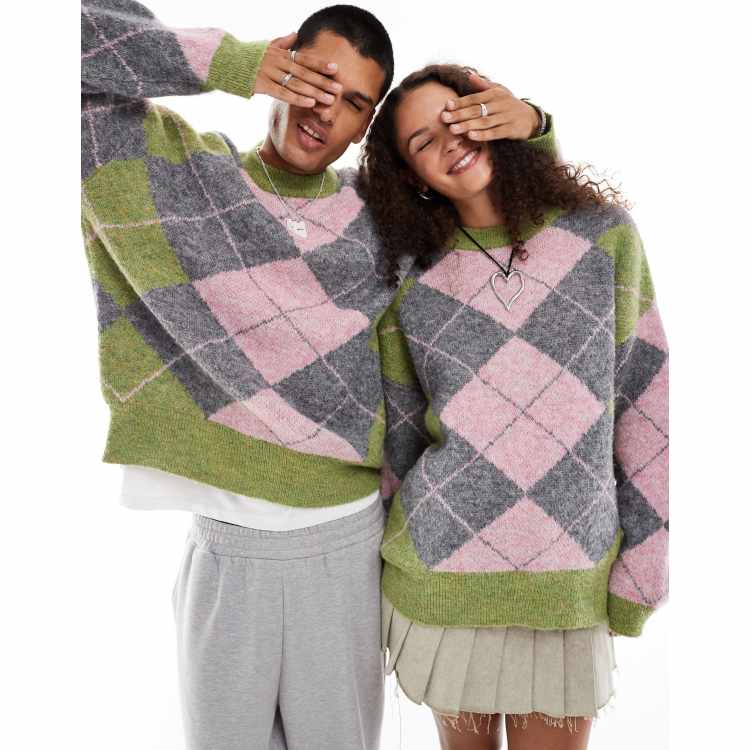 Vintage argyle sweater outlet