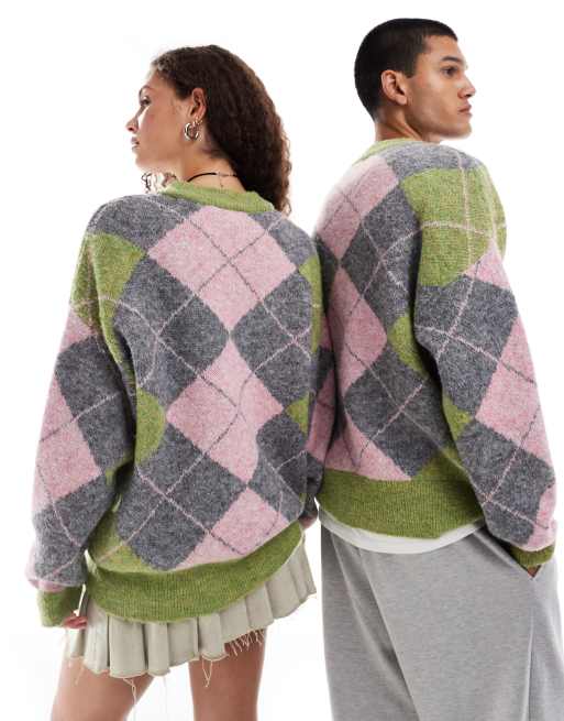 Vintage argyle sweater clearance