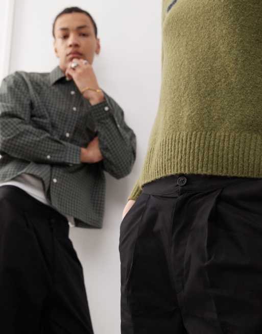 【U LAN】Vintage washing Bermuda cargo pants U LAN】Vintage washing Bermuda cargo pants