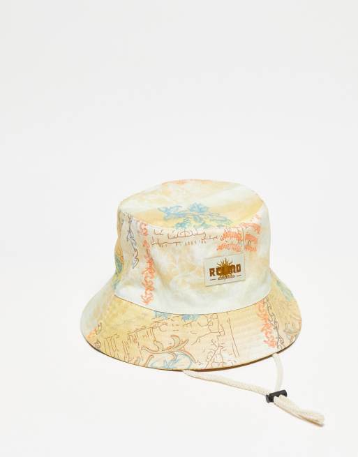 Reclaimed Vintage unisex boonie in green floral print | ASOS