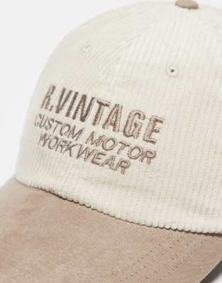Reclaimed Vintage Unisex Cap With Branding In Neutral