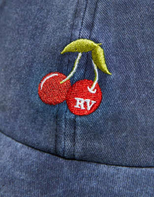 RECLAIMED VINTAGE UNISEX CAP WITH CHERRY LOGO 