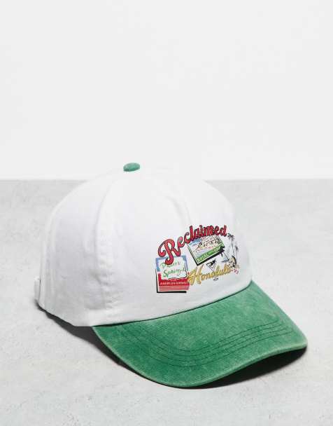 Reclaimed Vintage unisex cap with Honolulu print in white - view 1