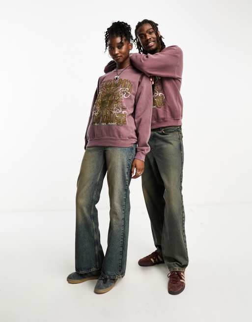 Vintage burgundy sweatshirt online