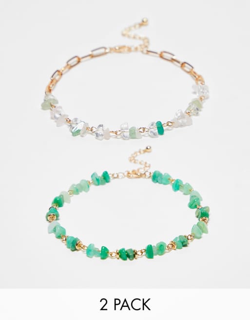 Green anklet clearance