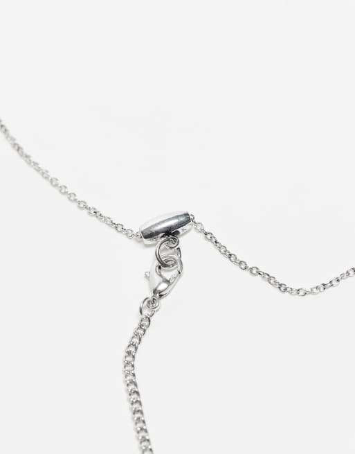 Reclaimed Vintage unisex chain necklace with pendant in