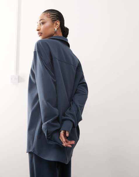 Reclaimed Vintage unisex co-ord in navy - view 1