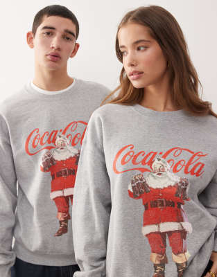 Sweatshirt Coca Cola 'Holidays Are Coming' - Licence Officielle - Coupe Classique, Col Tissé - 241g - 6