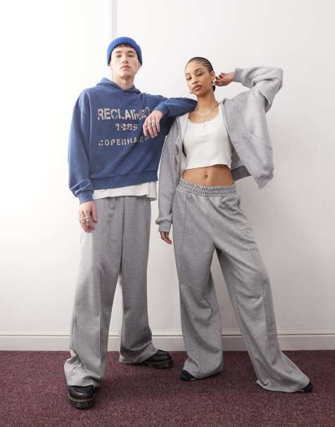 Reclaimed Vintage Unisex - Coordinato grigio mélange - view 1