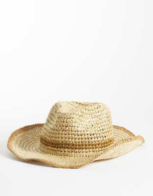 Reclaimed Vintage Unisex Cowboy Hat In Brown