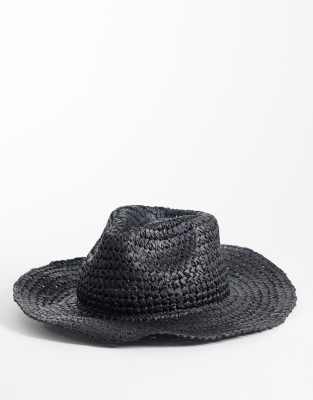Reclaimed Vintage Unisex Cowboy Hat In Black
