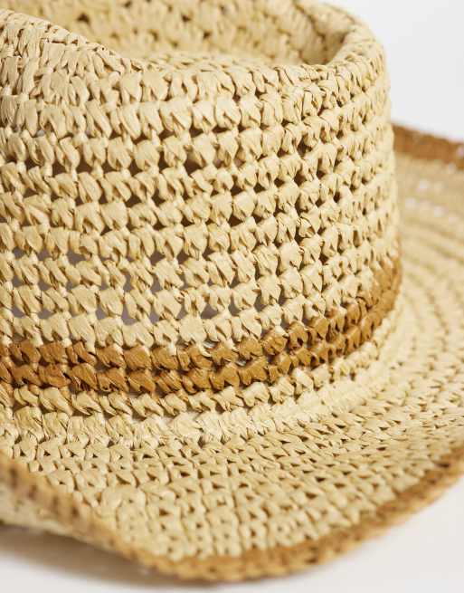 Reclaimed Vintage – Unisex-Cowboyhut in Beige und Braun, 3 von 3