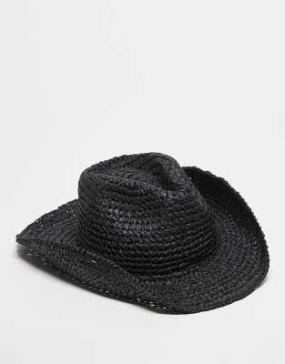 Reclaimed Vintage - Unisex-Cowboyhut in Schwarz