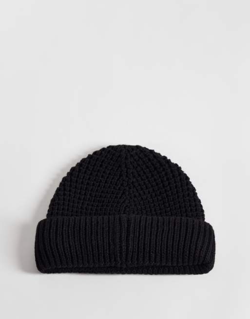 Reclaimed Vintage unisex czapka beanie w kolorze czarnym, 3 z 3