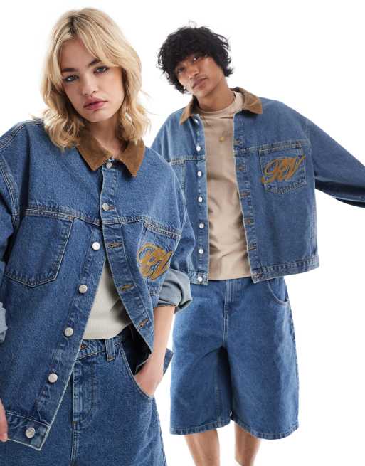 Denim western jacket store