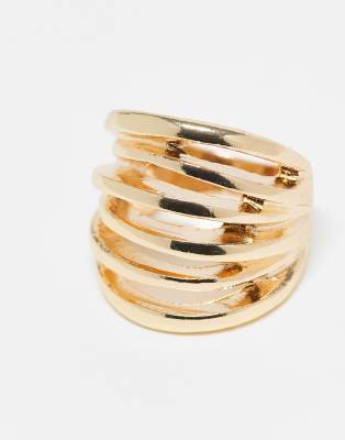 RECLAIMED VINTAGE UNISEX FAUX STACKED RING 